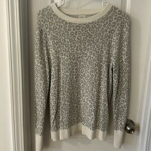 Cheetah print sweater